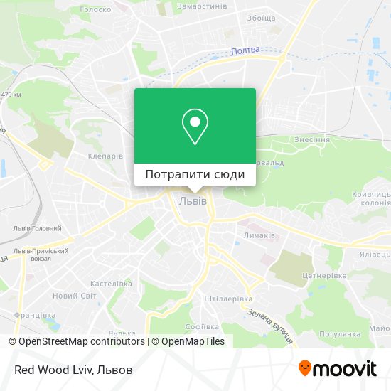 Карта Red Wood Lviv
