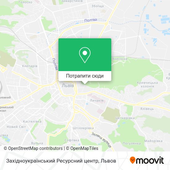 Карта Західноукраїнський Ресурсний центр