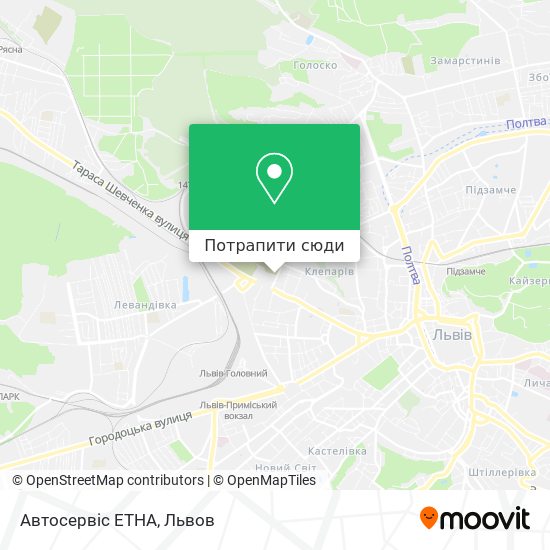 Карта Автосервіс ЕТНА