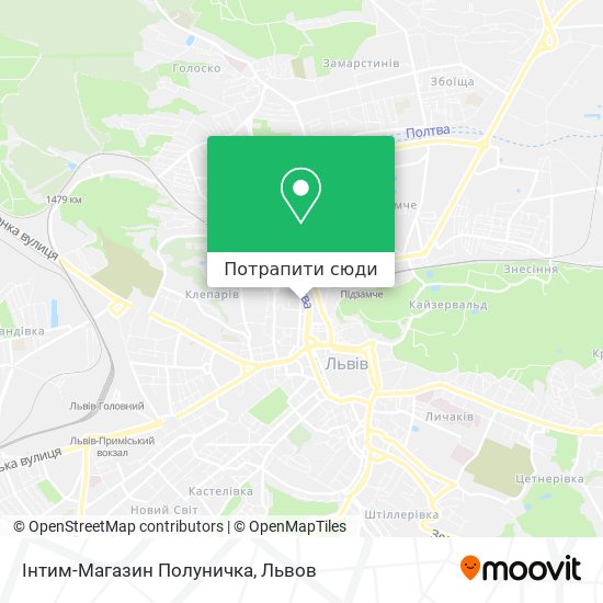 Карта Інтим-Магазин Полуничка
