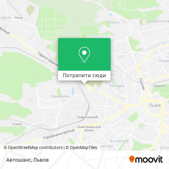 Карта Автошанс