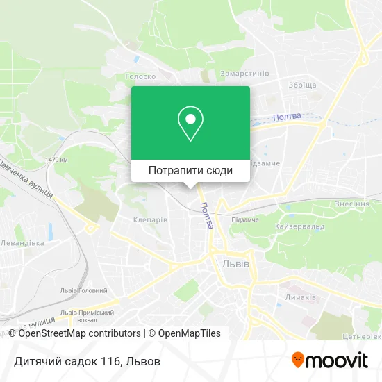 Карта Дитячий садок 116