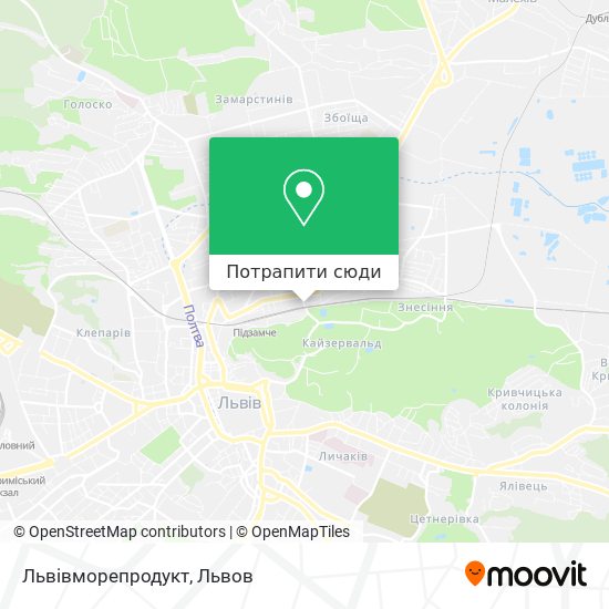 Карта Львівморепродукт