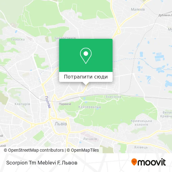 Карта Scorpion Tm Meblevi F
