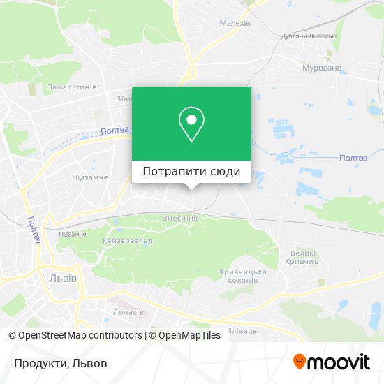 Карта Продукти