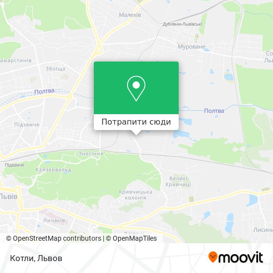 Карта Котли