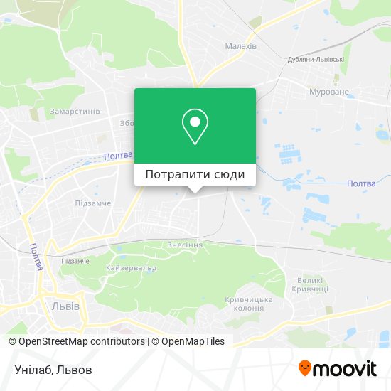 Карта Унілаб