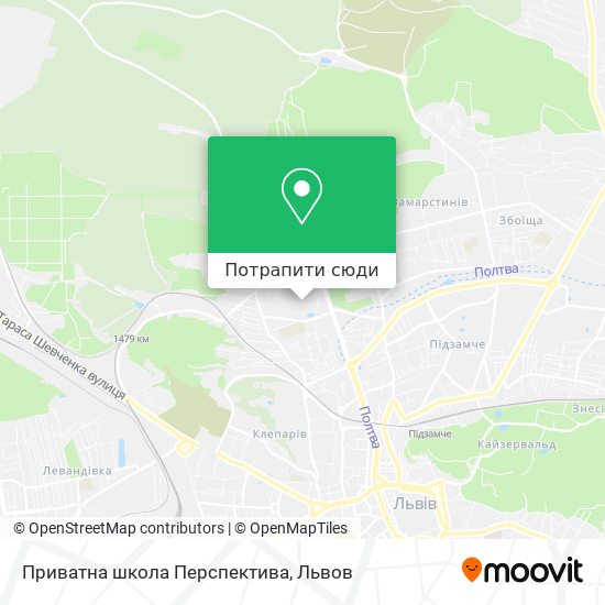 Карта Приватна школа Перспектива