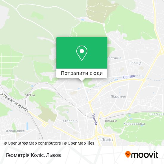 Карта Геометрія Коліс