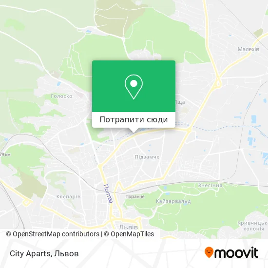 Карта City Aparts