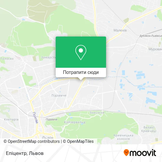 Карта Епіцентр
