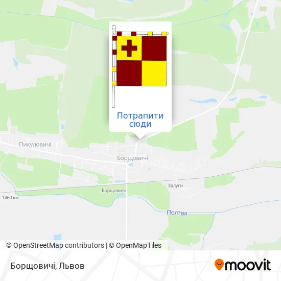 Карта Борщовичі