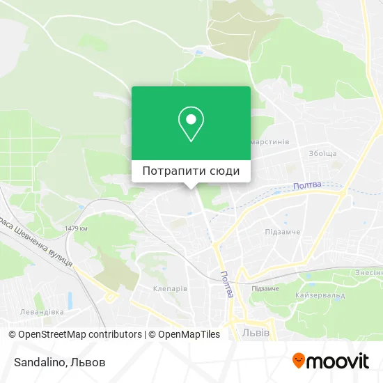 Карта Sandalino