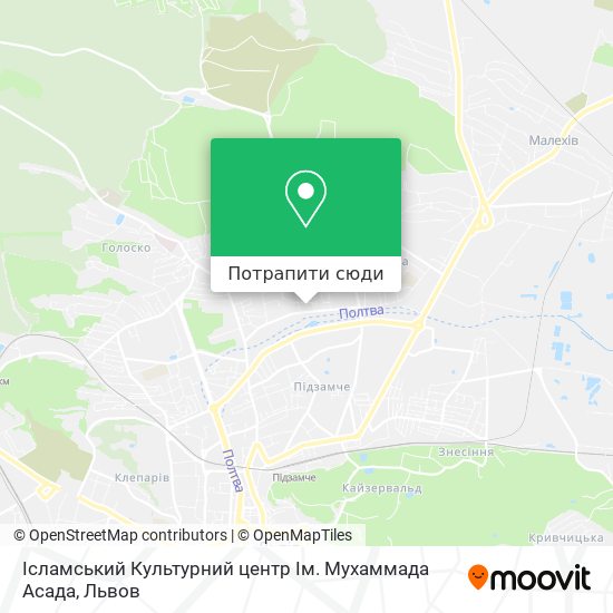 Карта Ісламський Культурний центр Ім. Мухаммада Асада