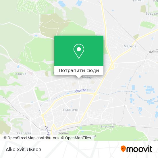 Карта Alko Svit