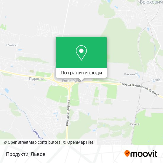 Карта Продукти