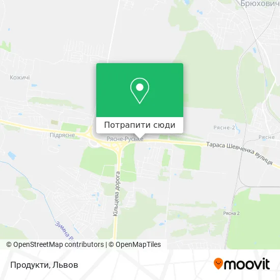 Карта Продукти