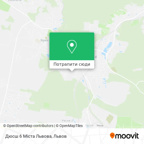 Карта Дюсш 6 Міста Львова