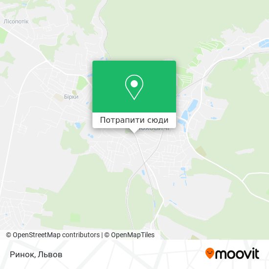 Карта Ринок
