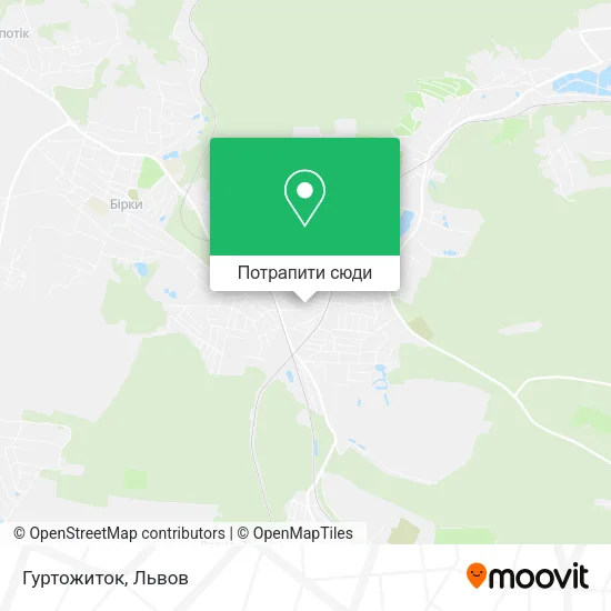Карта Гуртожиток