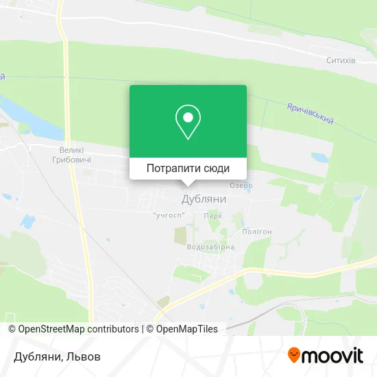 Карта Дубляни