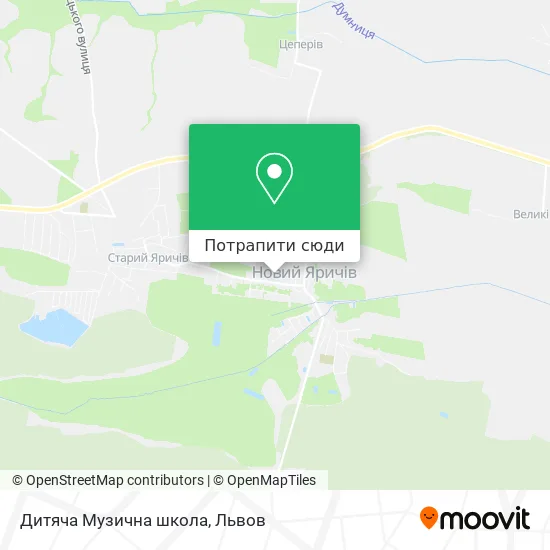 Карта Дитяча Музична школа