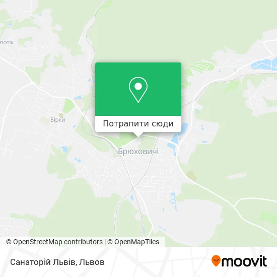 Карта Санаторій Львів