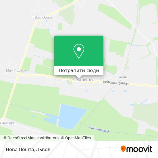 Карта Нова Пошта