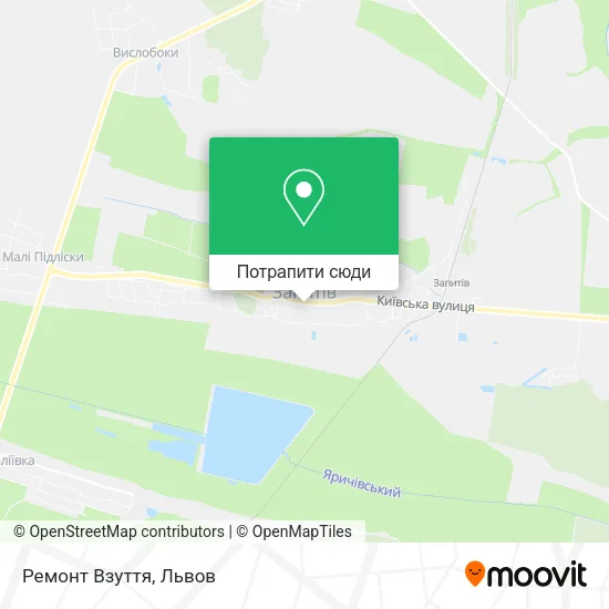 Карта Ремонт Взуття