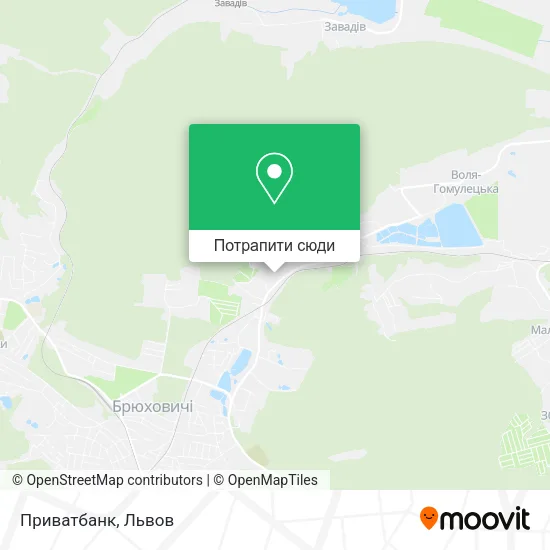 Карта Приватбанк
