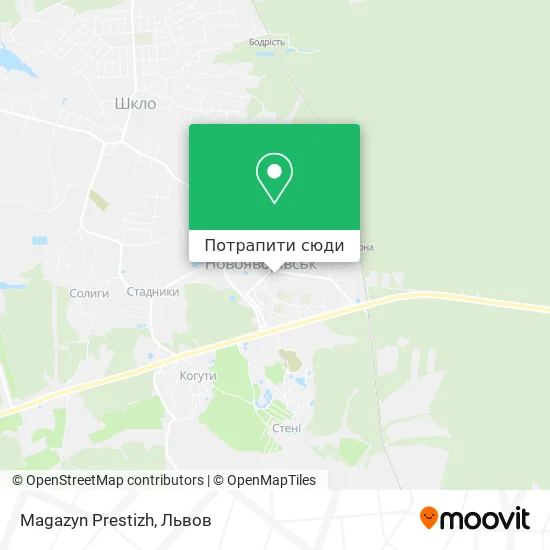 Карта Magazyn Prestizh