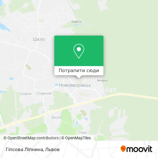 Карта Гіпсова Ліпнина