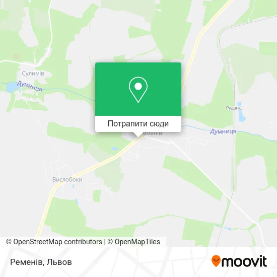 Карта Ременів