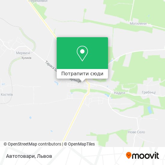 Карта Автотовари