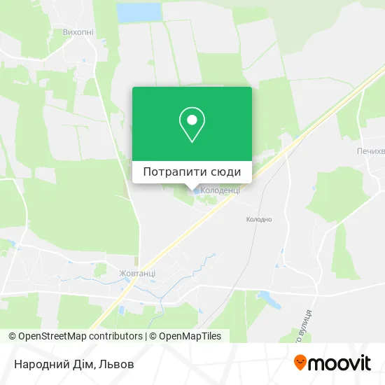 Карта Народний Дім