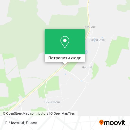 Карта С. Честині