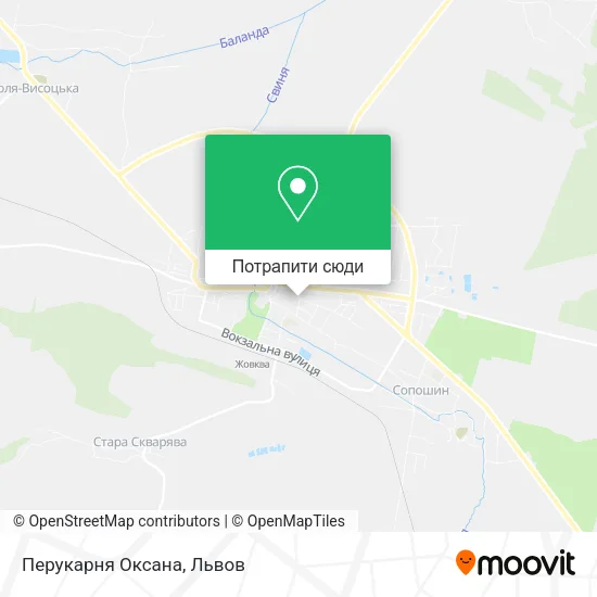 Карта Перукарня Оксана