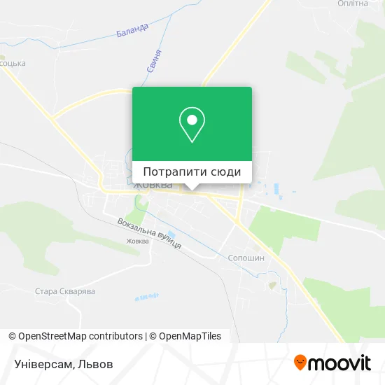 Карта Універсам