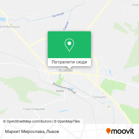 Карта Маркет Мирослава