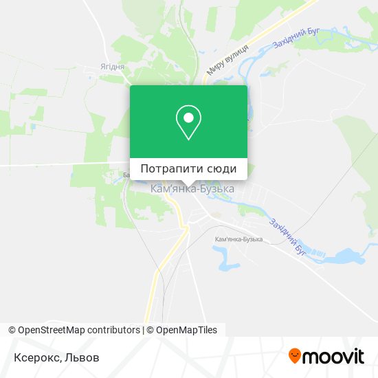 Карта Ксерокс