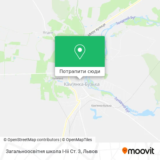 Карта Загальноосвітня школа І-Ііі Ст. 3