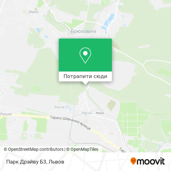 Карта Парк Драйву Б3