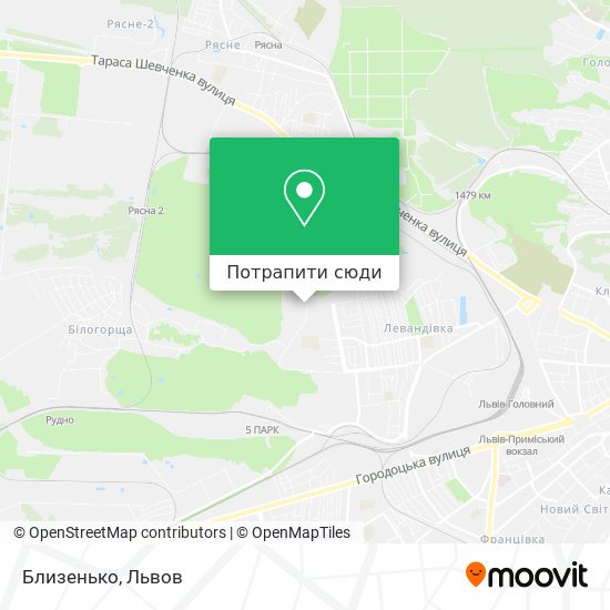 Карта Близенько
