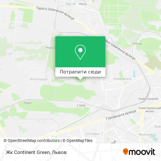 Карта Жк Continent Green