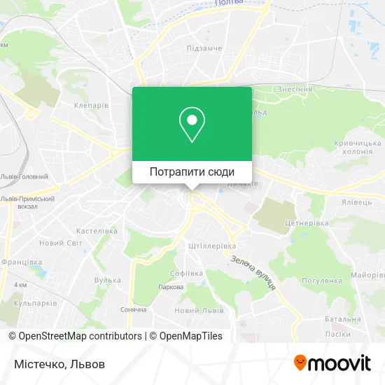 Карта Мiстечко