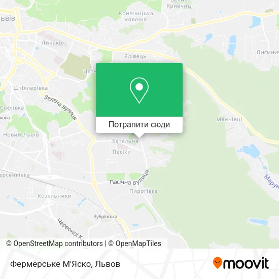 Карта Фермерське М'Яско