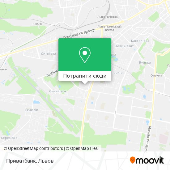 Карта Приватбанк
