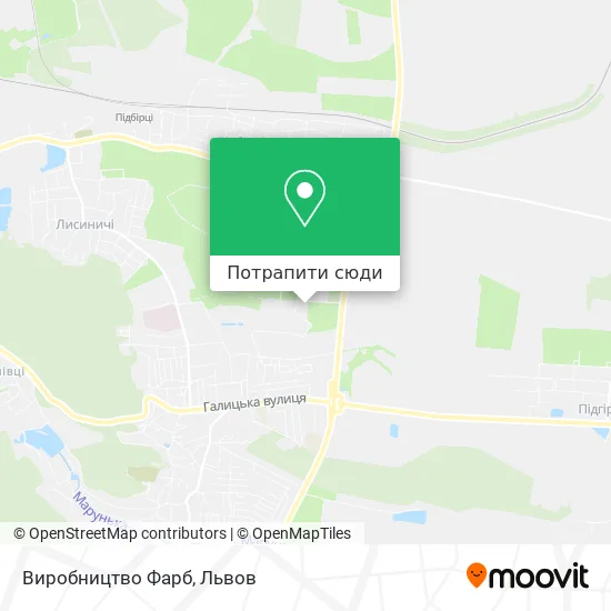 Карта Виробництво Фарб