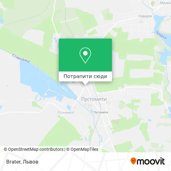 Карта Brater
