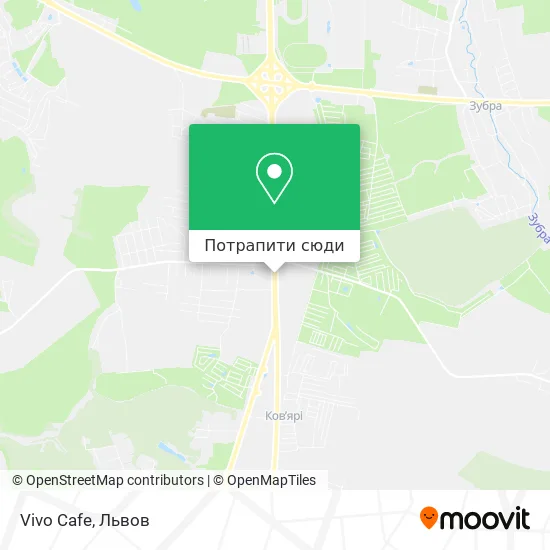 Карта Vivo Cafe
